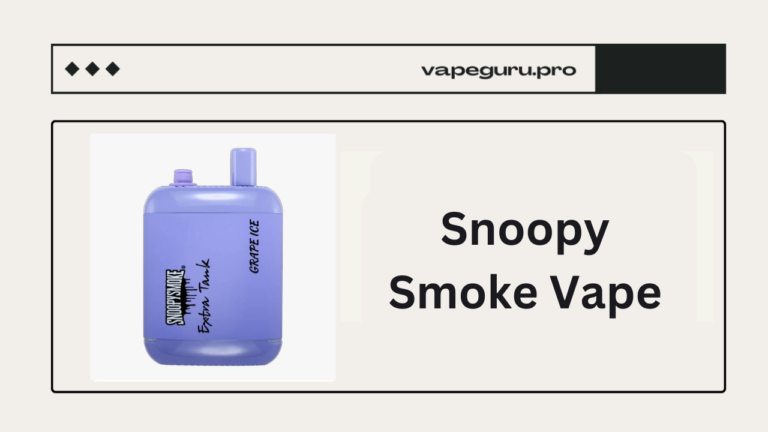 Snoopy Smoke Vape